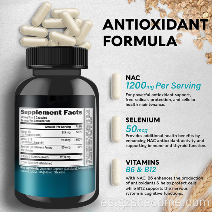 Soporte de NAC de calidad alta para mantener un equilibrio saludable
